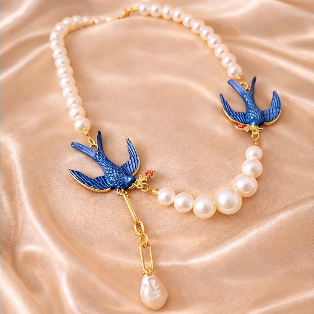 Atelier Swallow Pearl Necklace